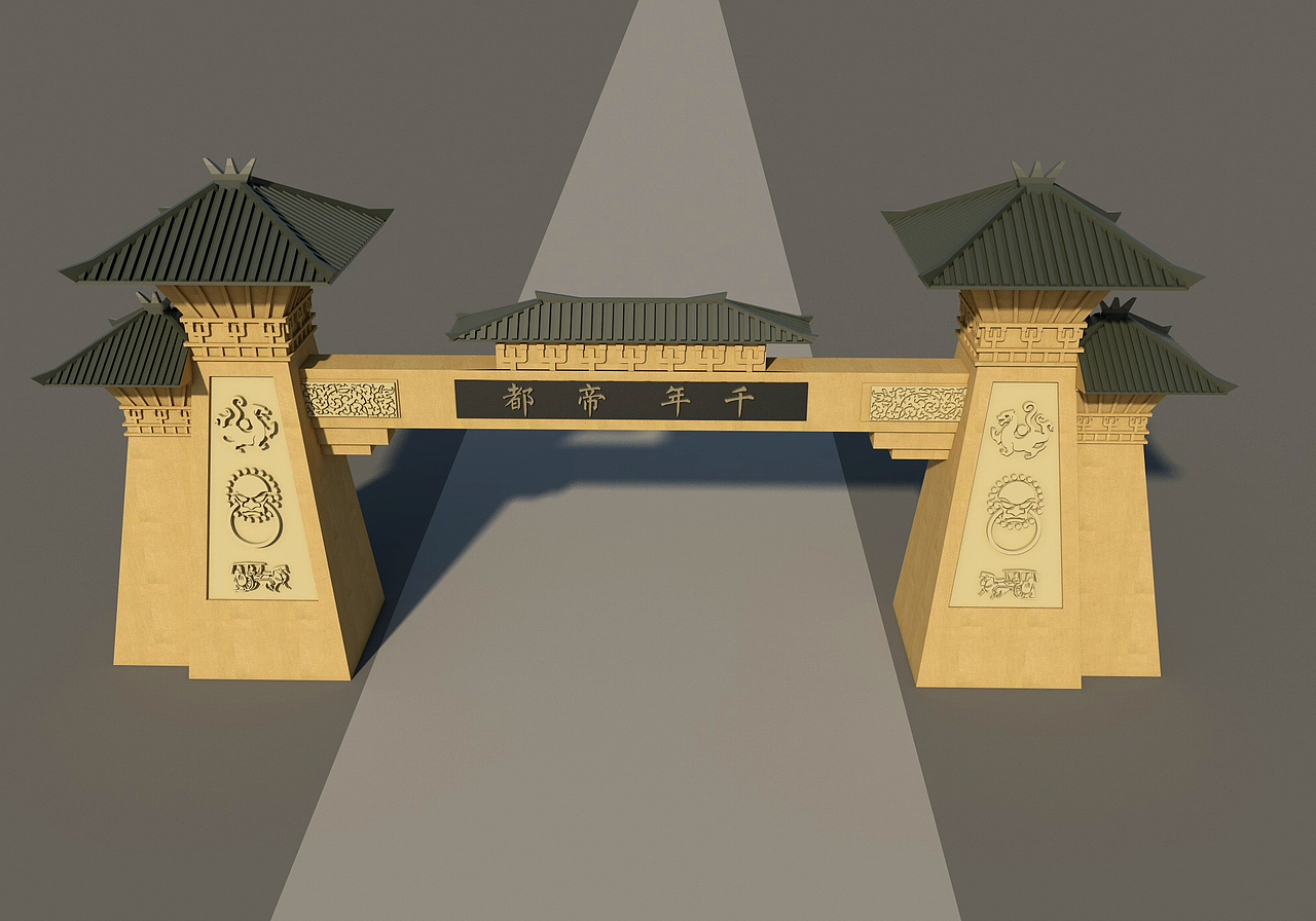 三维建筑/空间汉代石阙建筑古建汉风haieagle古建筑16haieagle3月7日