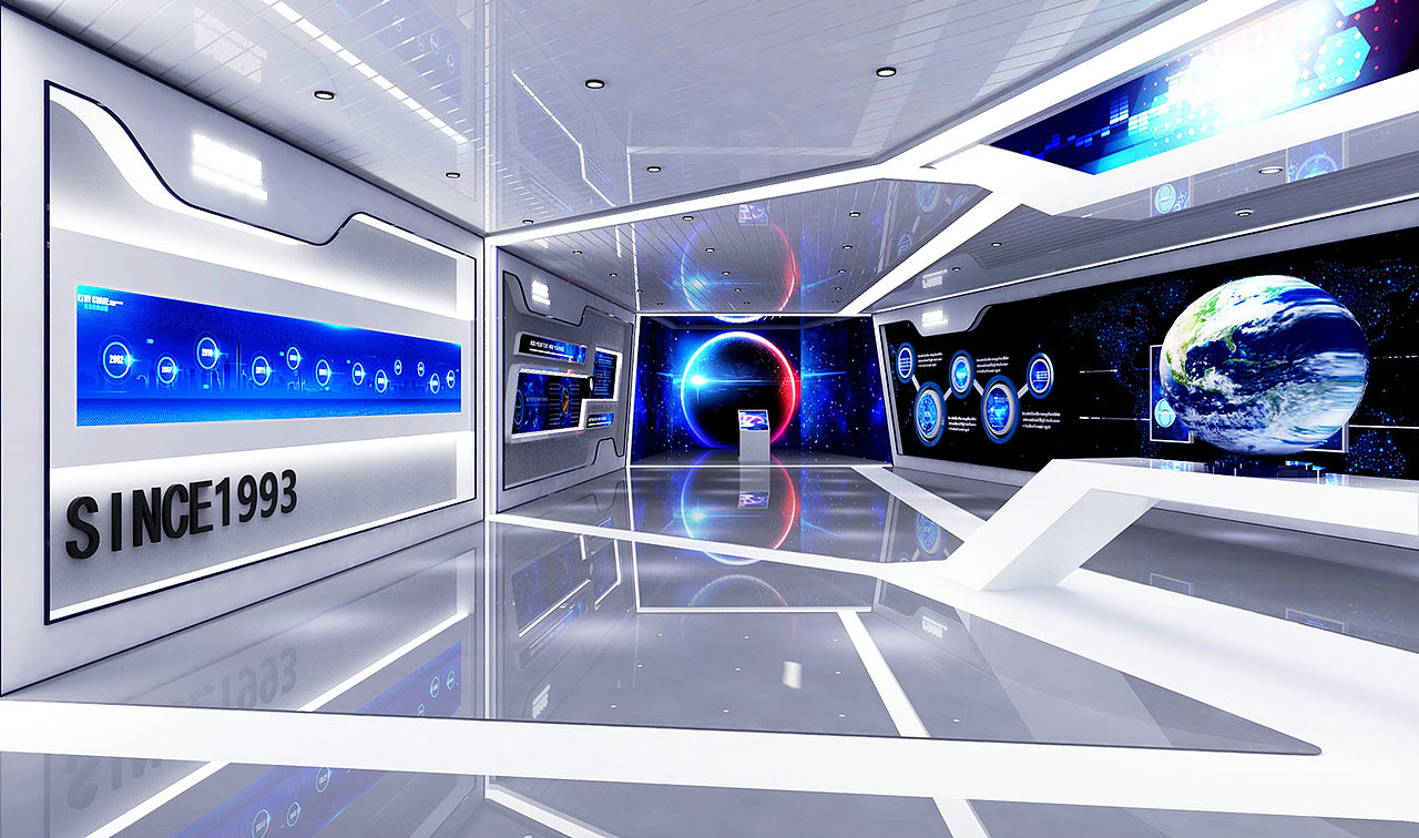 科技展厅 3D效果图制作