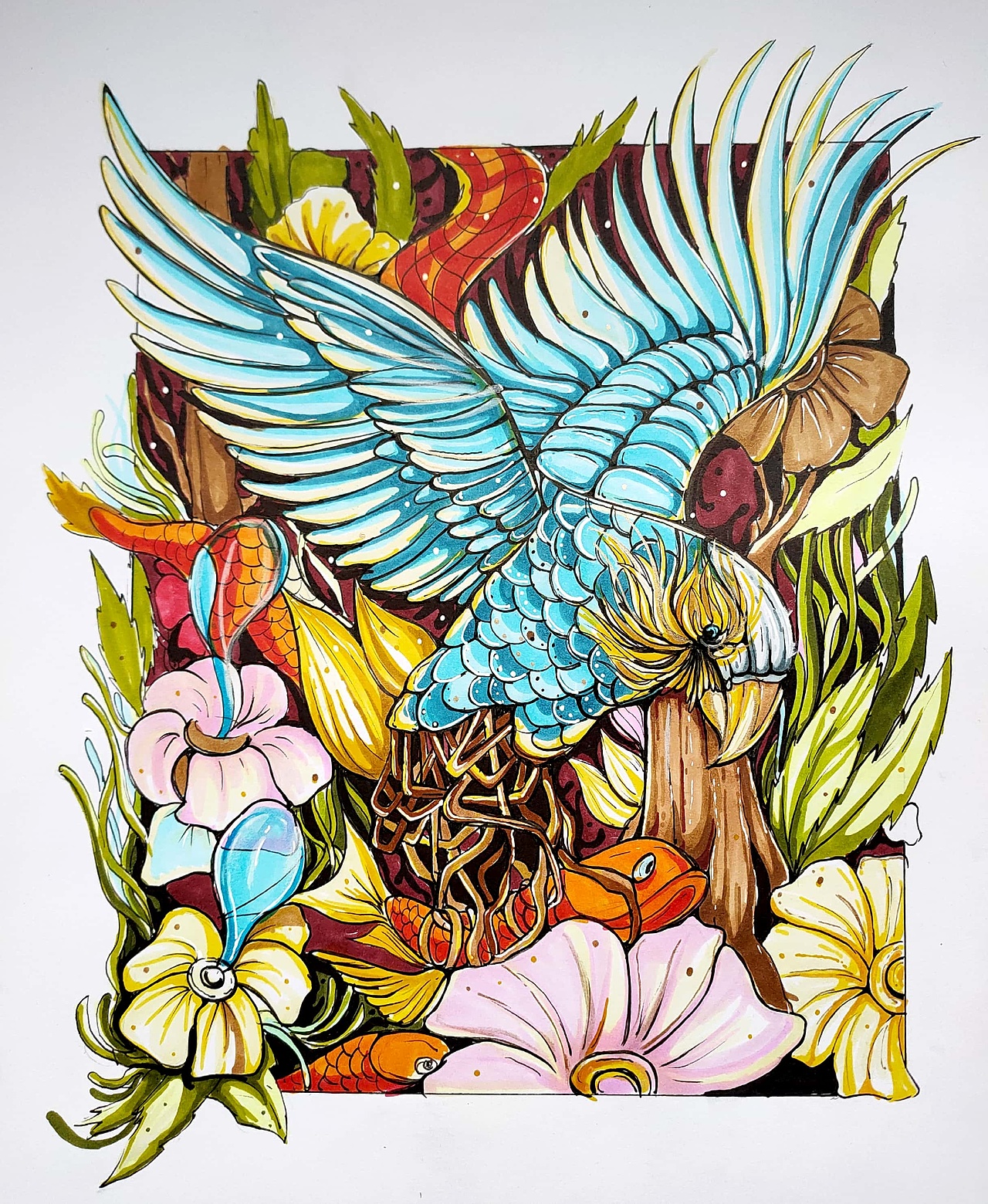 考研/视觉传达设计/马克笔原创手绘