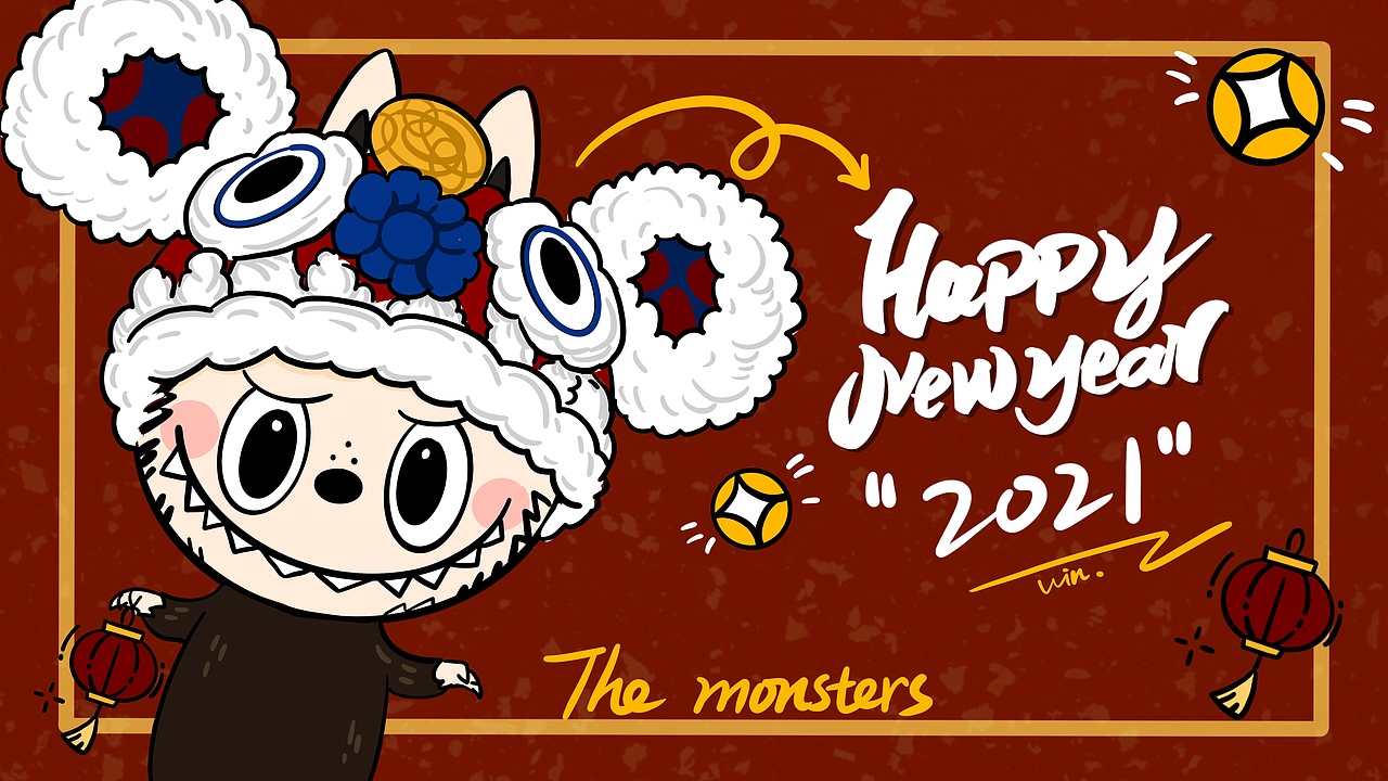 泡泡玛特labubu壁纸