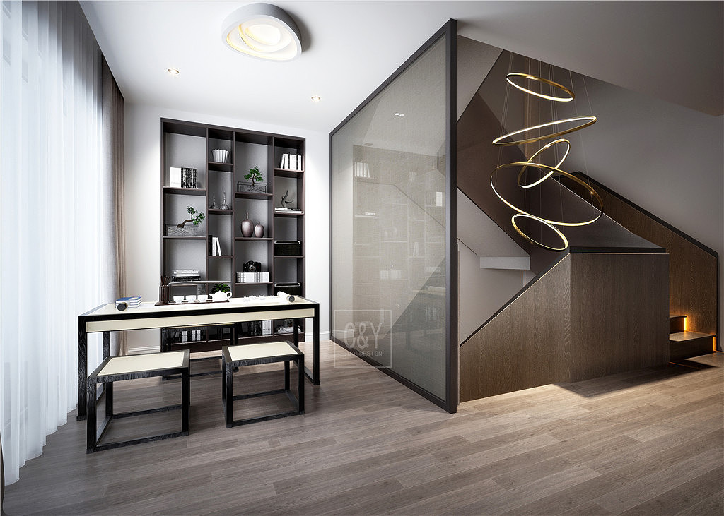 深圳装修：南山小复式别墅，总是能给生活留下惊喜（图ZMjQ4MTQ0NjI4） - 家装设计 - 站酷设计师深圳岚庭装饰原创素材 - 站酷ZCOOL