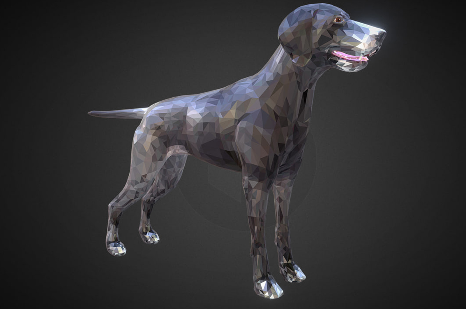 3d水晶动物建模系列