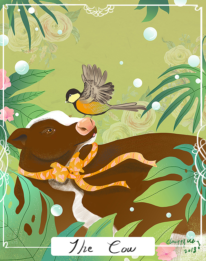 原创十二生肖插画