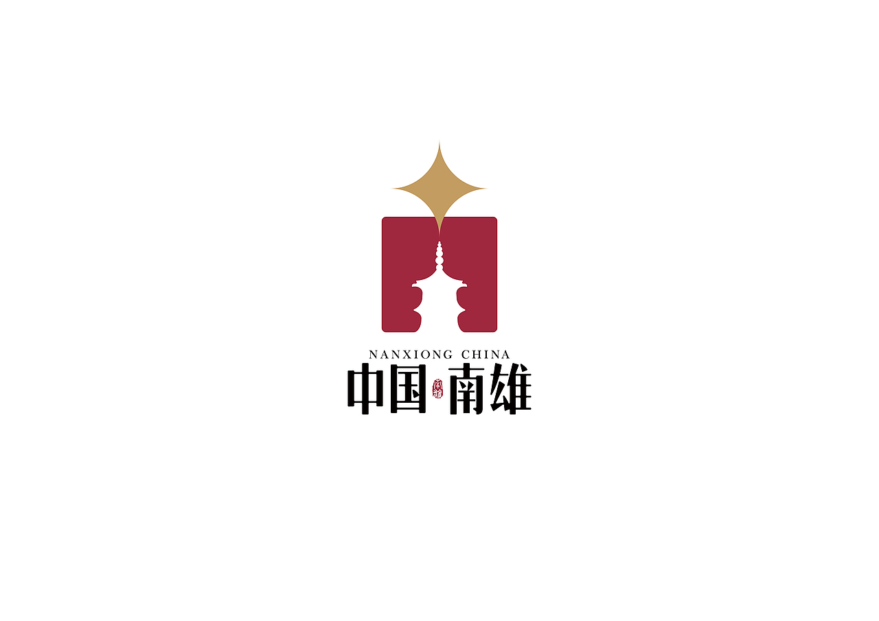 红色南雄LOGO（比赛作品）