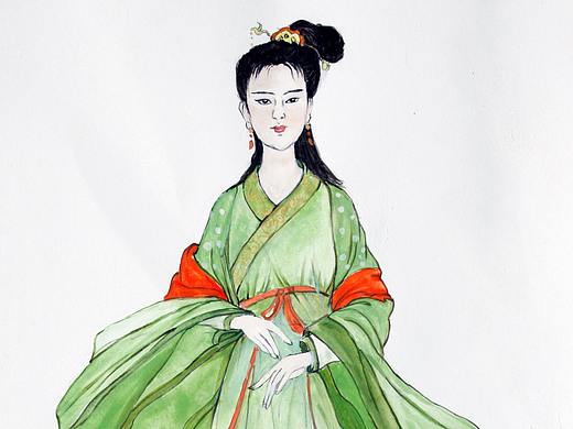 古装人物插画（个人主页-ZMjU2ODgxNzI=） - 创作习作 - 站酷设计师MUMUZI96原创素材 - 站酷ZCOOL