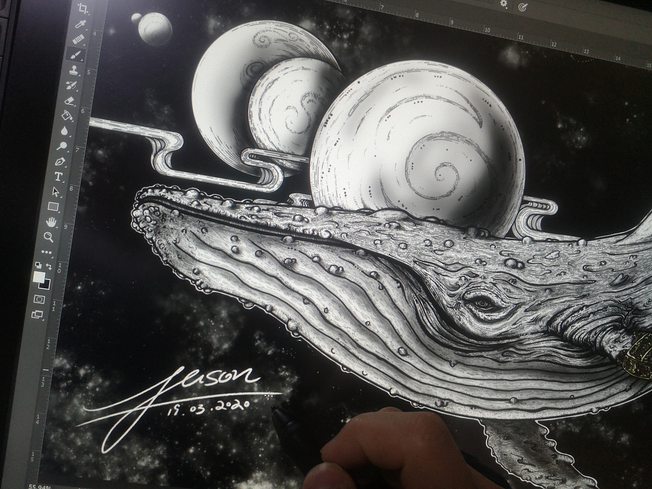 2020.03.19宇宙座头鲸(本图送给郭兵娟同学)