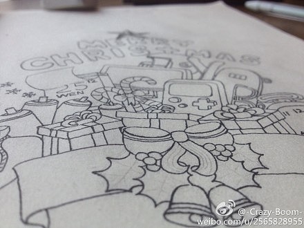 Merry Christmas-礼物大派送（图ZMTMxNzU5NDQ=） - 新锐潮流插画 - 站酷设计师熊性激素原创素材 - 站酷ZCOOL
