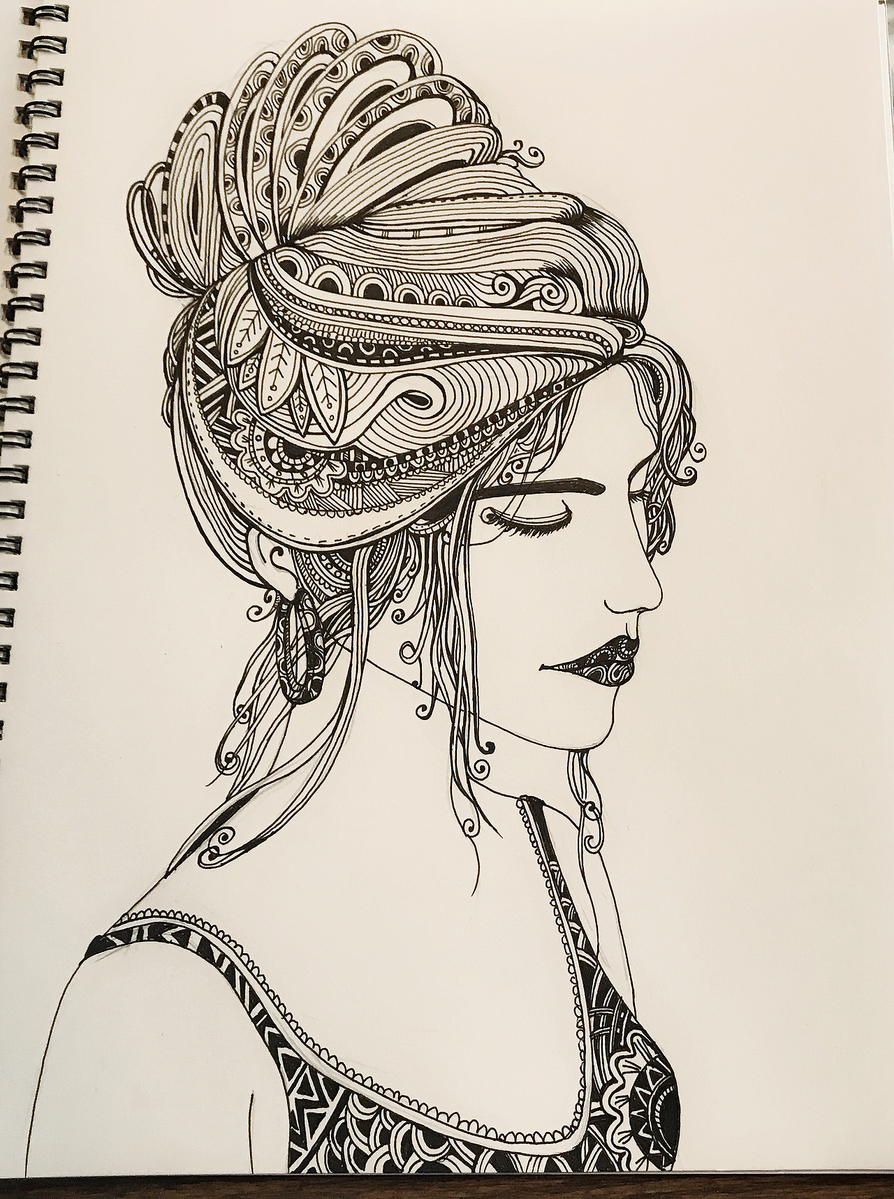 人物禅绕画习作更新