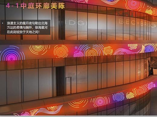 商场中庭环廊灯光美陈定制工厂铭星专业室内户外灯饰画
