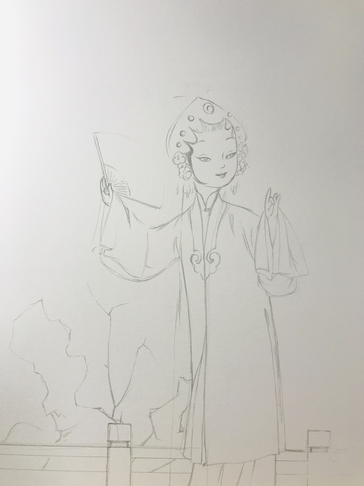 插画|牡丹亭·寻梦