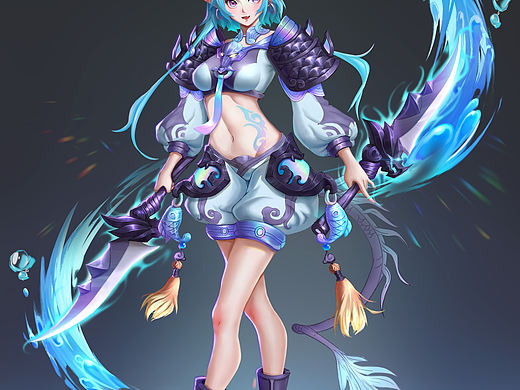 【大话西游角色焕新】骊珠儿—神龙铠甲