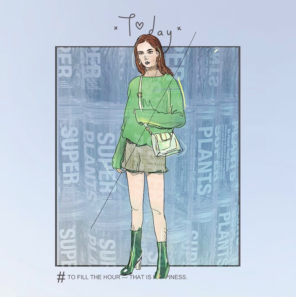 插画 服饰（图ZMTc0NDMxMTI0） - 创作习作 - 站酷设计师福尔蘑斯原创素材 - 站酷ZCOOL