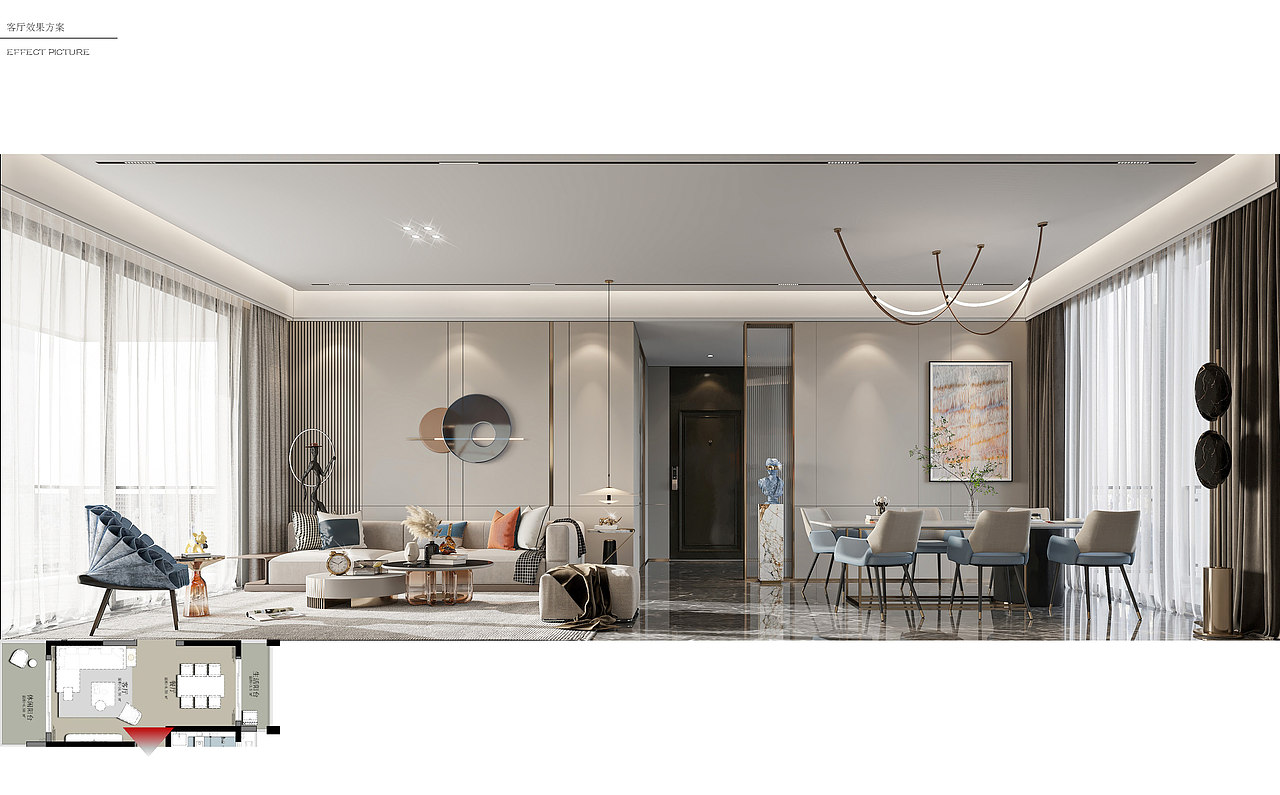 SHUYUDESIGN丨现代住宅空间（图ZMjk2MTU3Mjky） - 家装设计 - 站酷设计师術屿设计原创素材 - 站酷ZCOOL