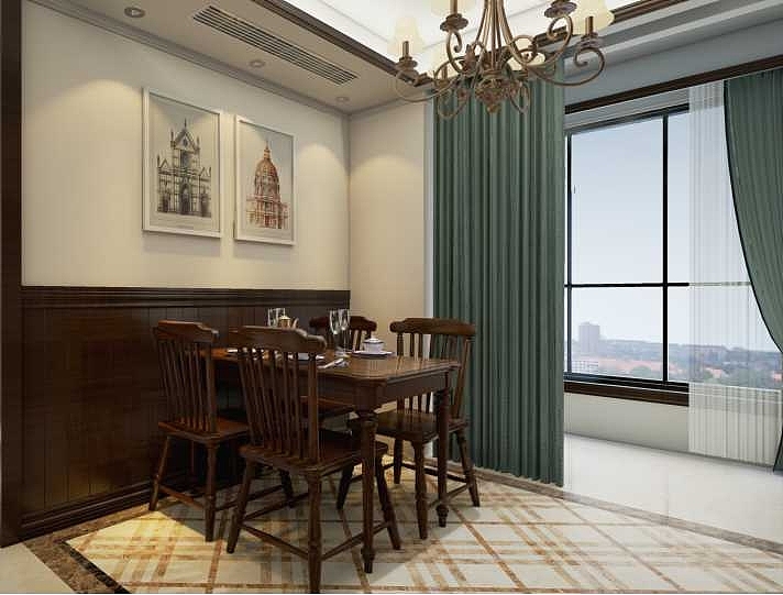 金手指装饰|花果园100平小美式风格装修！