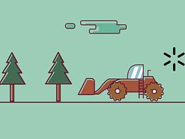 卡通車動(dòng)效gif