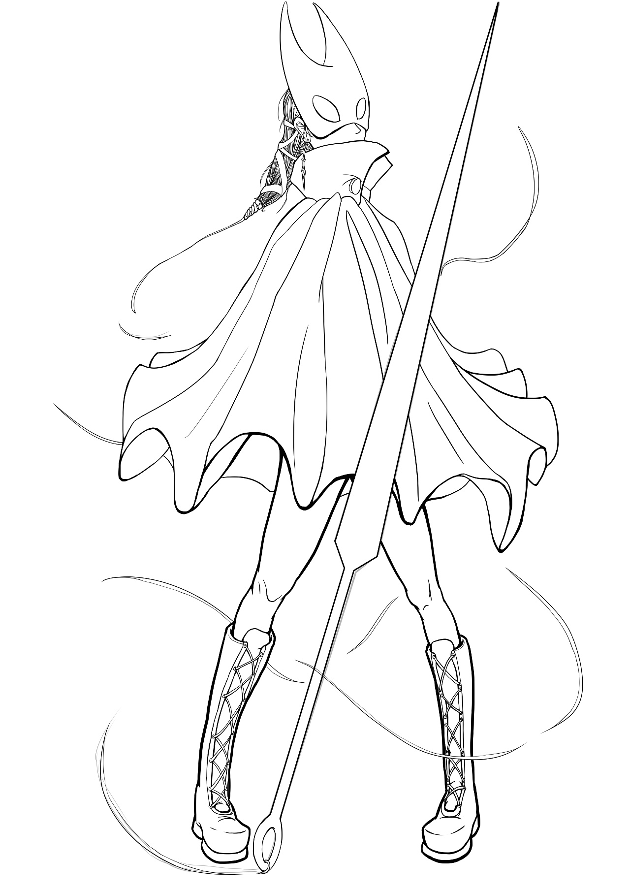 《空洞骑士》黄蜂女同人    