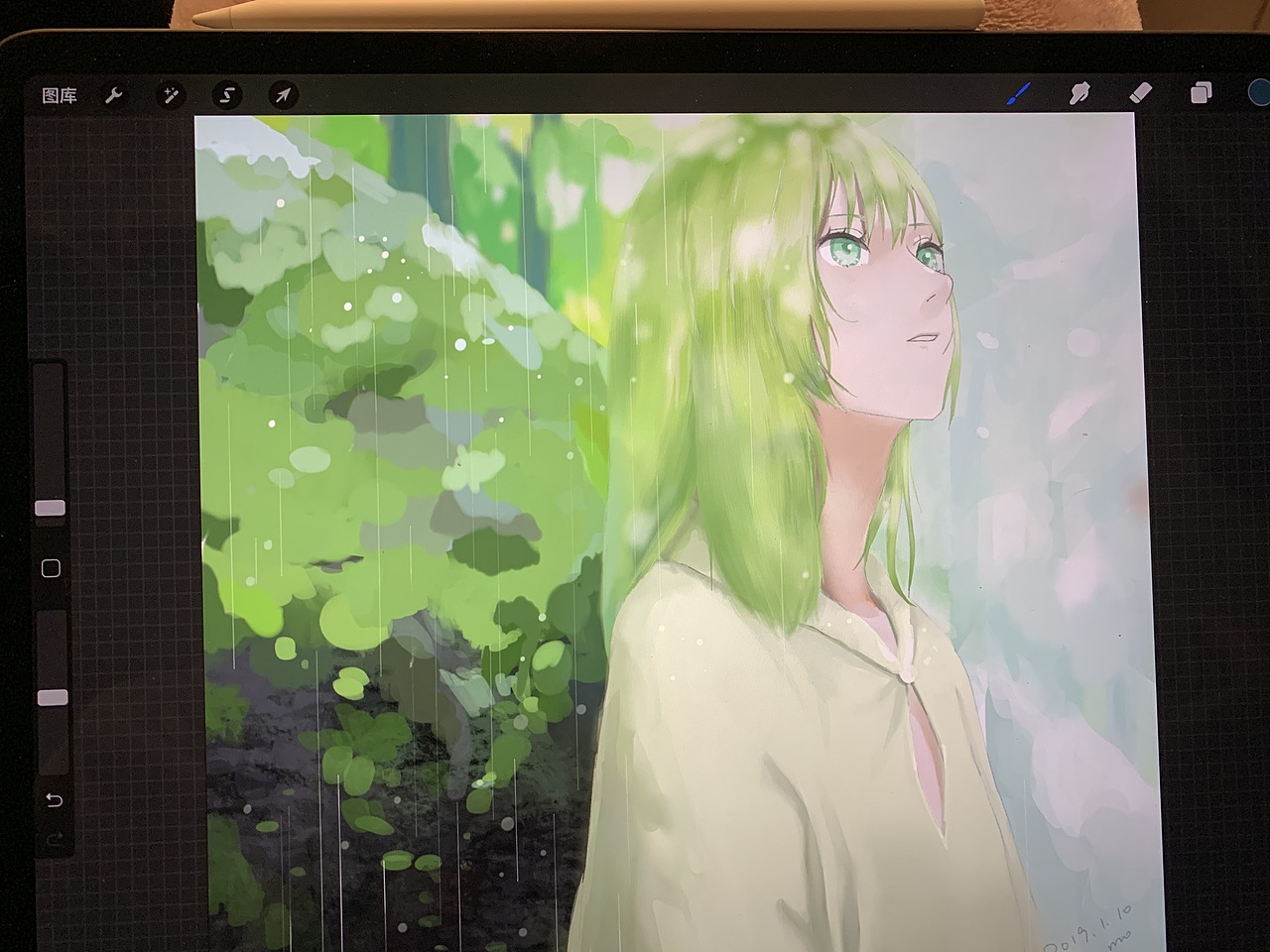 ipad pro procreat 手绘（图ZMTQxODI5ODM2） - 单幅漫画 - 站酷设计师么一凹毛原创素材 - 站酷ZCOOL