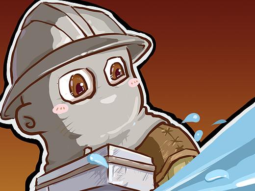 战意头像设计-拿法