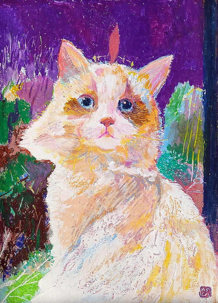 吾辈是猫08（图ZMTU5NTQxNTMy） - 创作习作 - 站酷设计师Asch修原创素材 - 站酷ZCOOL