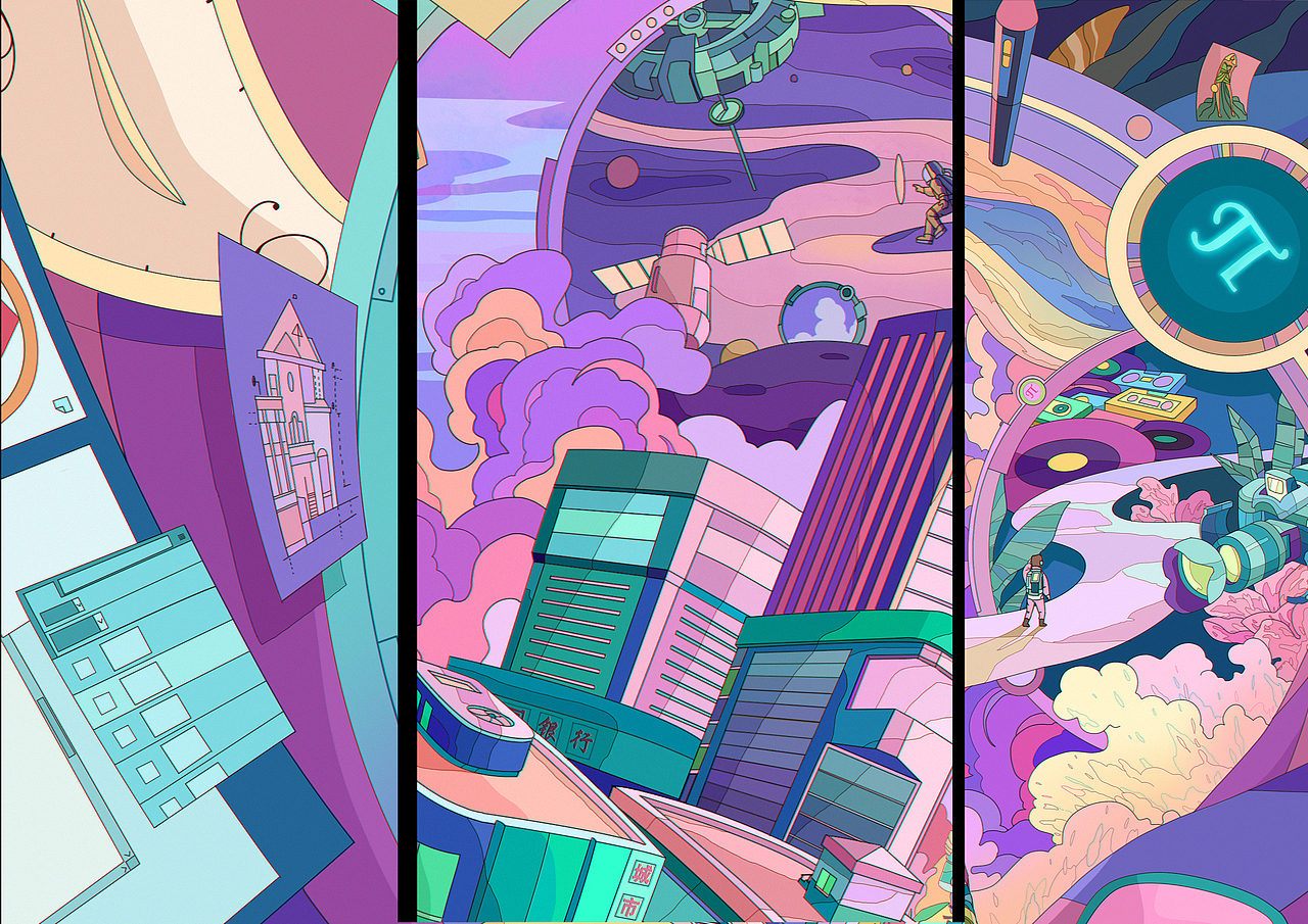 Π 无限空间（图ZMjMxODEyOTYw） - 海报 - 站酷设计师嘉嘉王原创素材 - 站酷ZCOOL