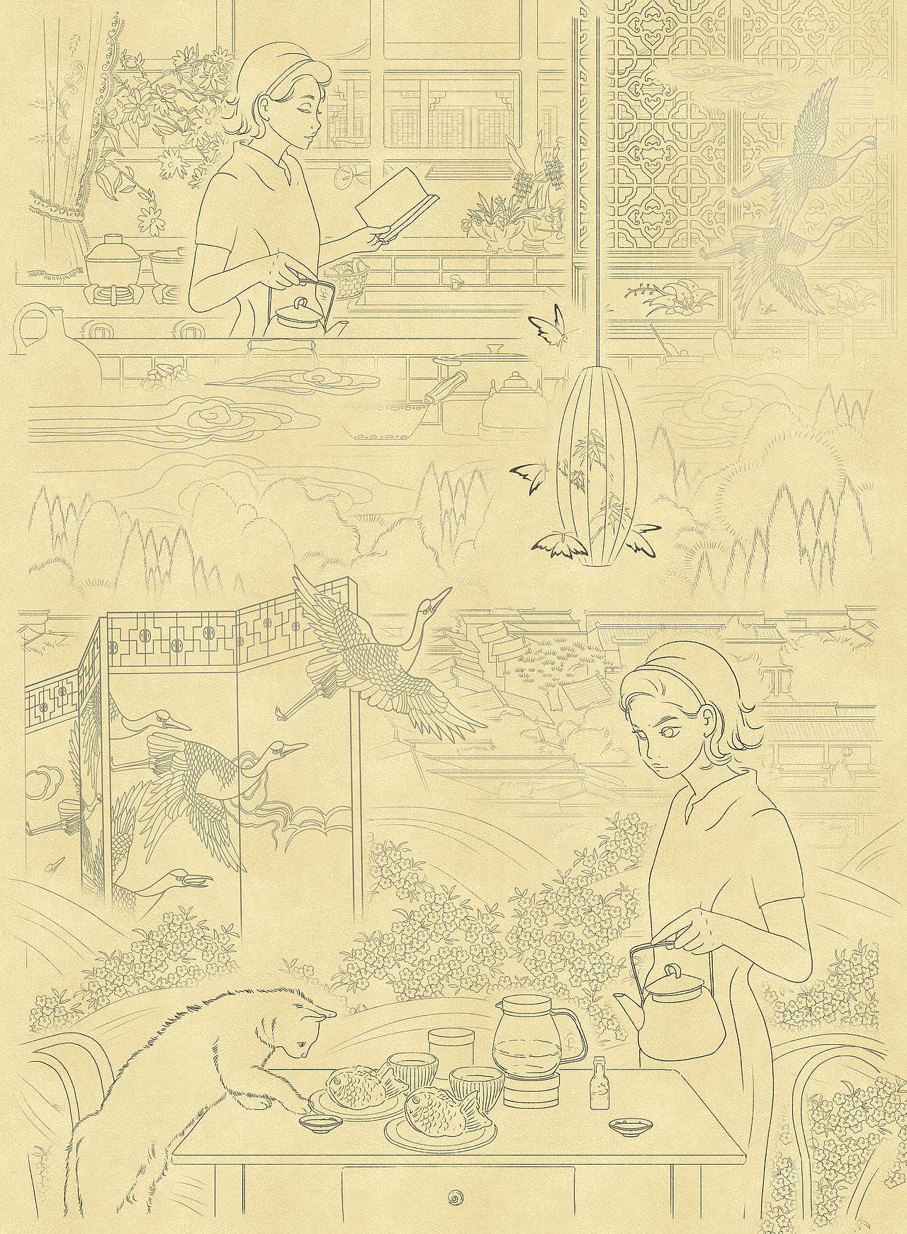 14号楼的邻居（图ZMjkwNjI4NDMy） - 商业插画 - 站酷设计师啊啊阿司原创素材 - 站酷ZCOOL