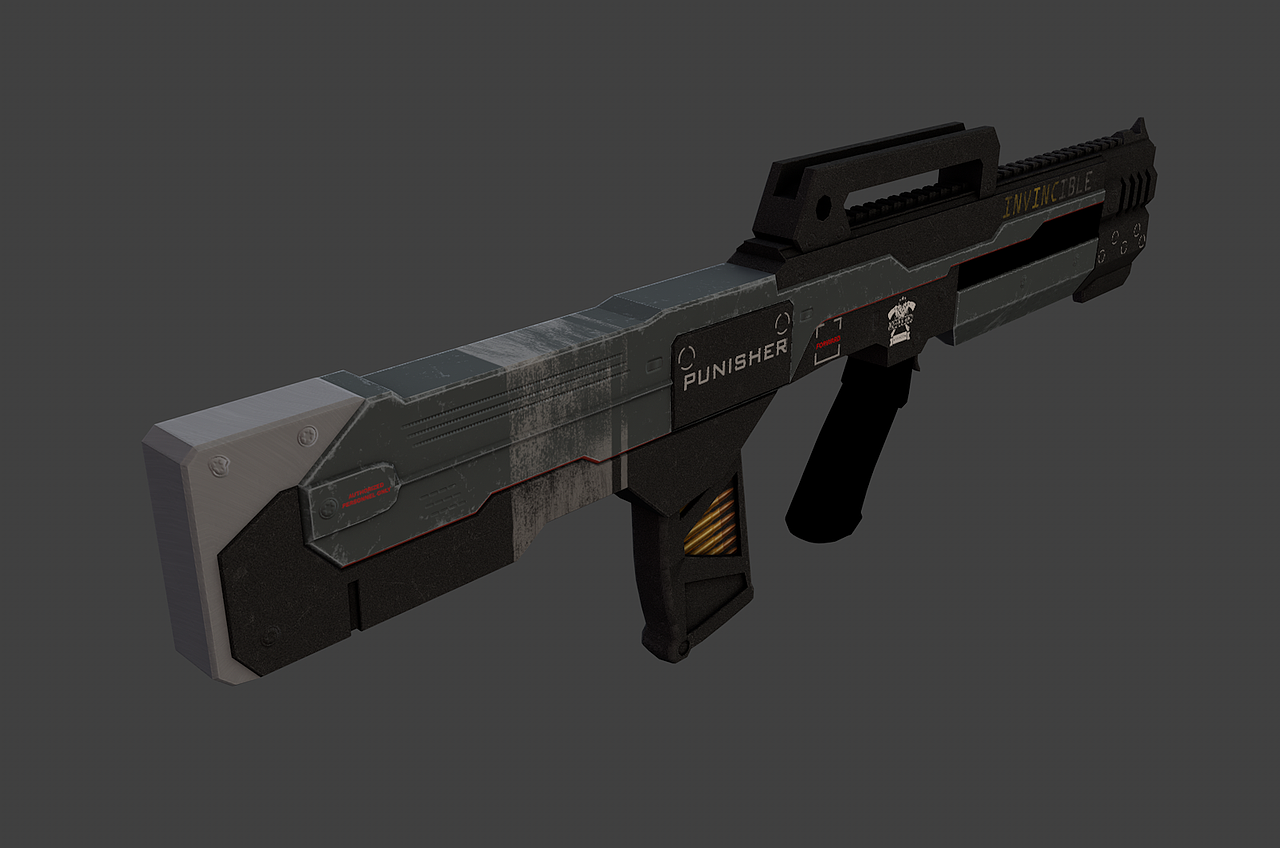 PBR寫實(shí)突擊步槍（圖ZMjA1OTAyNjc2） - 機(jī)械/交通 - 站酷設(shè)計(jì)師晨楓設(shè)計(jì)原創(chuàng)素材 - 站酷ZCOOL