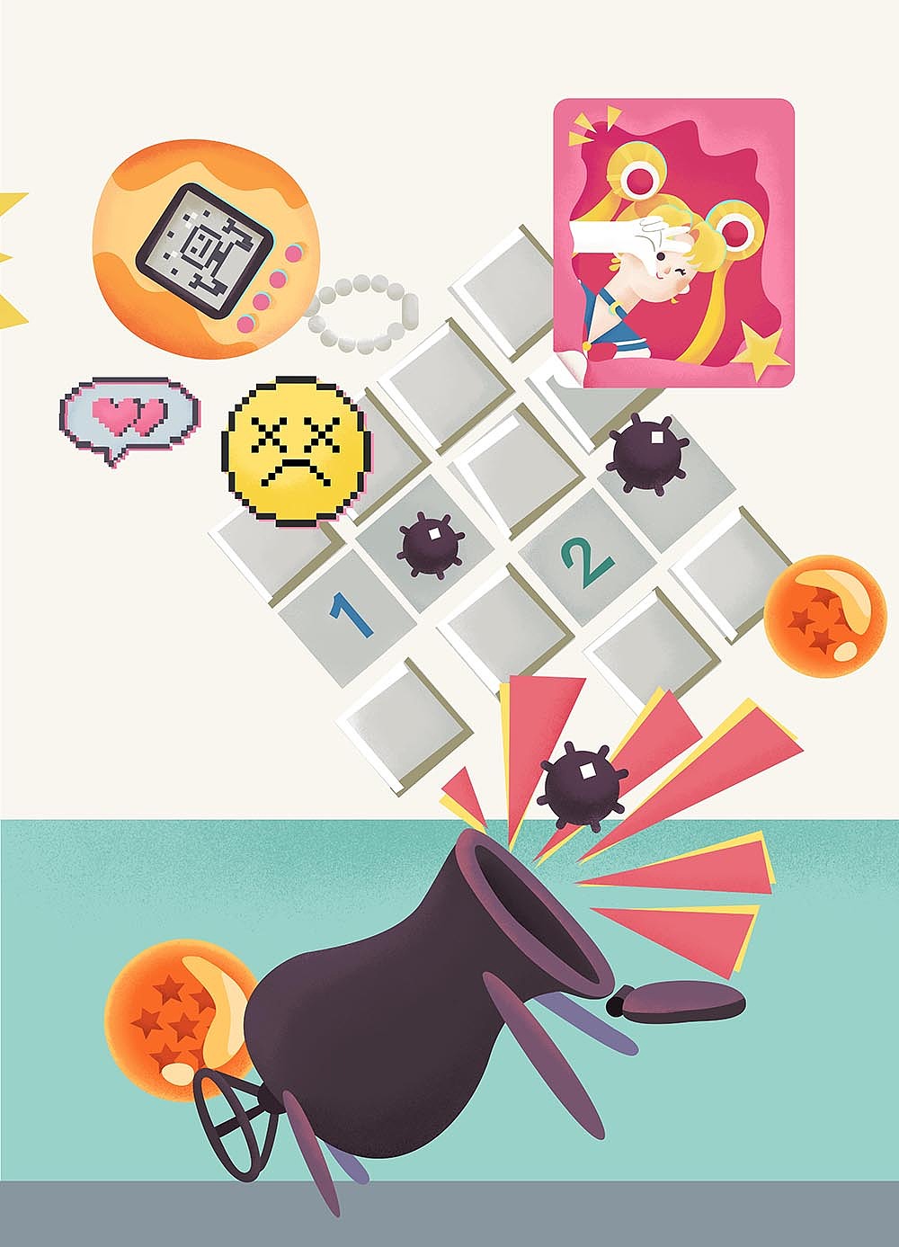 Rom共享空间插画设计（图ZMTAyOTQ0MTU2） - 商业插画 - 站酷设计师孢子菌原创素材 - 站酷ZCOOL
