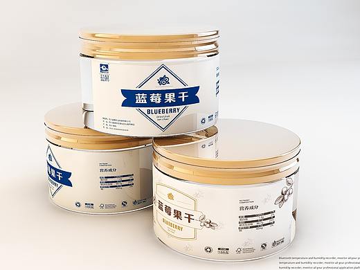 蓝朝蓝莓果干品牌包装设计