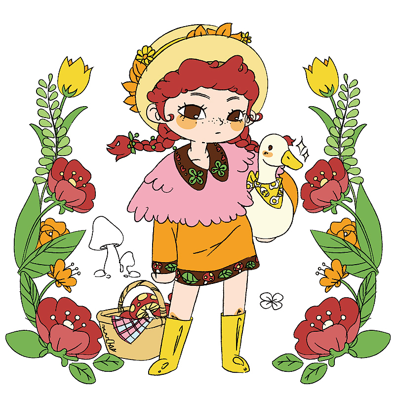 一些摸鱼作品（图ZMjEzNDA3NTQw） - 商业插画 - 站酷设计师了不起的阿飞猫原创素材 - 站酷ZCOOL