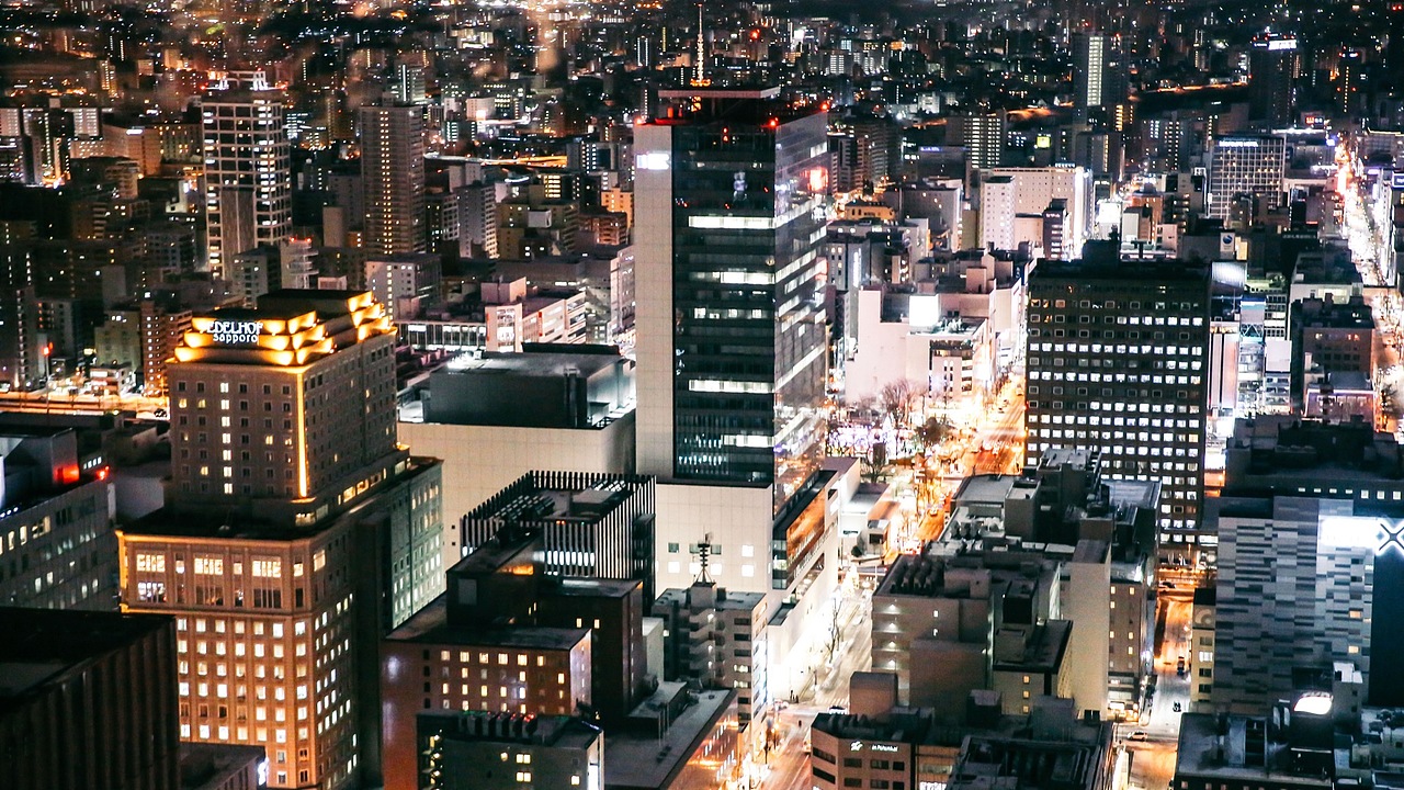 北海道-札幌-T38大楼夜景（图ZMTQzOTA5NTQw） - 风光摄影 - 站酷设计师DukeHuang原创素材 - 站酷ZCOOL