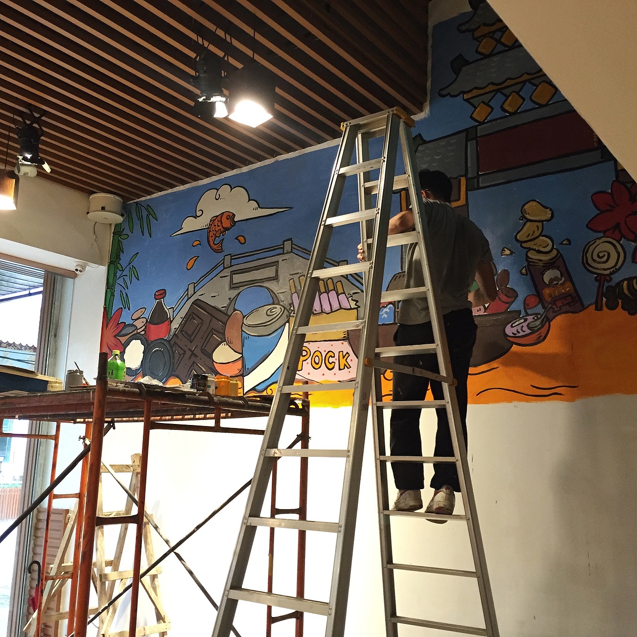 马梁壁画杂锦（图ZMjQxMTMzMjYw） - 商业插画 - 站酷设计师马梁OK原创素材 - 站酷ZCOOL