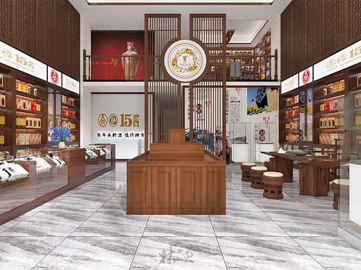 酒香四溢，极具东方韵味的酒展厅！