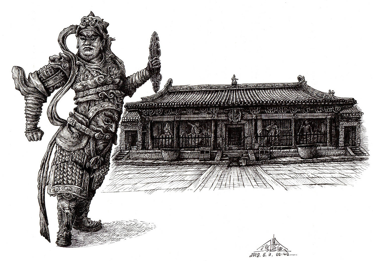 一组手绘建筑（商稿）（图ZMTYxMzM0OTM2） - 商业插画 - 站酷设计师傅淳强画者之旅原创素材 - 站酷ZCOOL