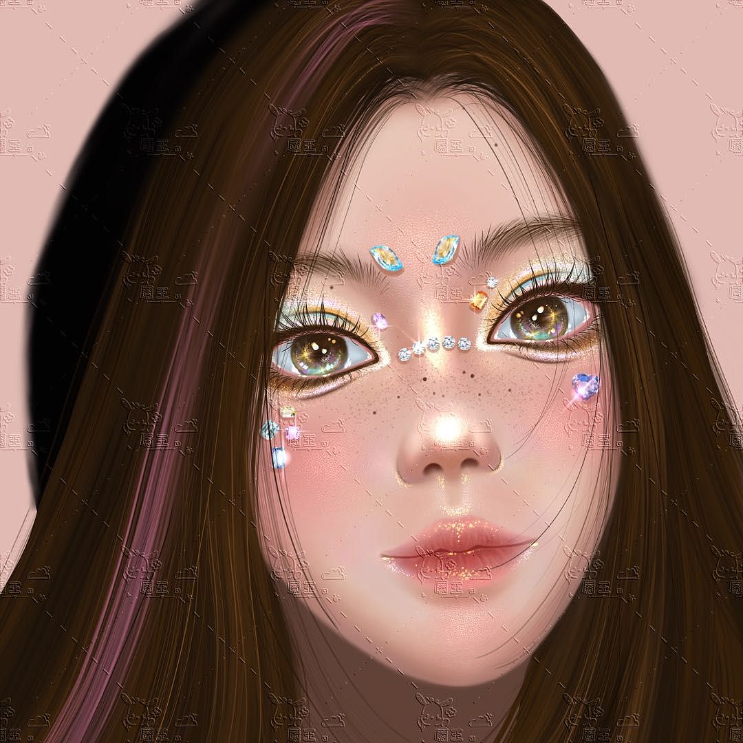 原创ipad手绘大头头像