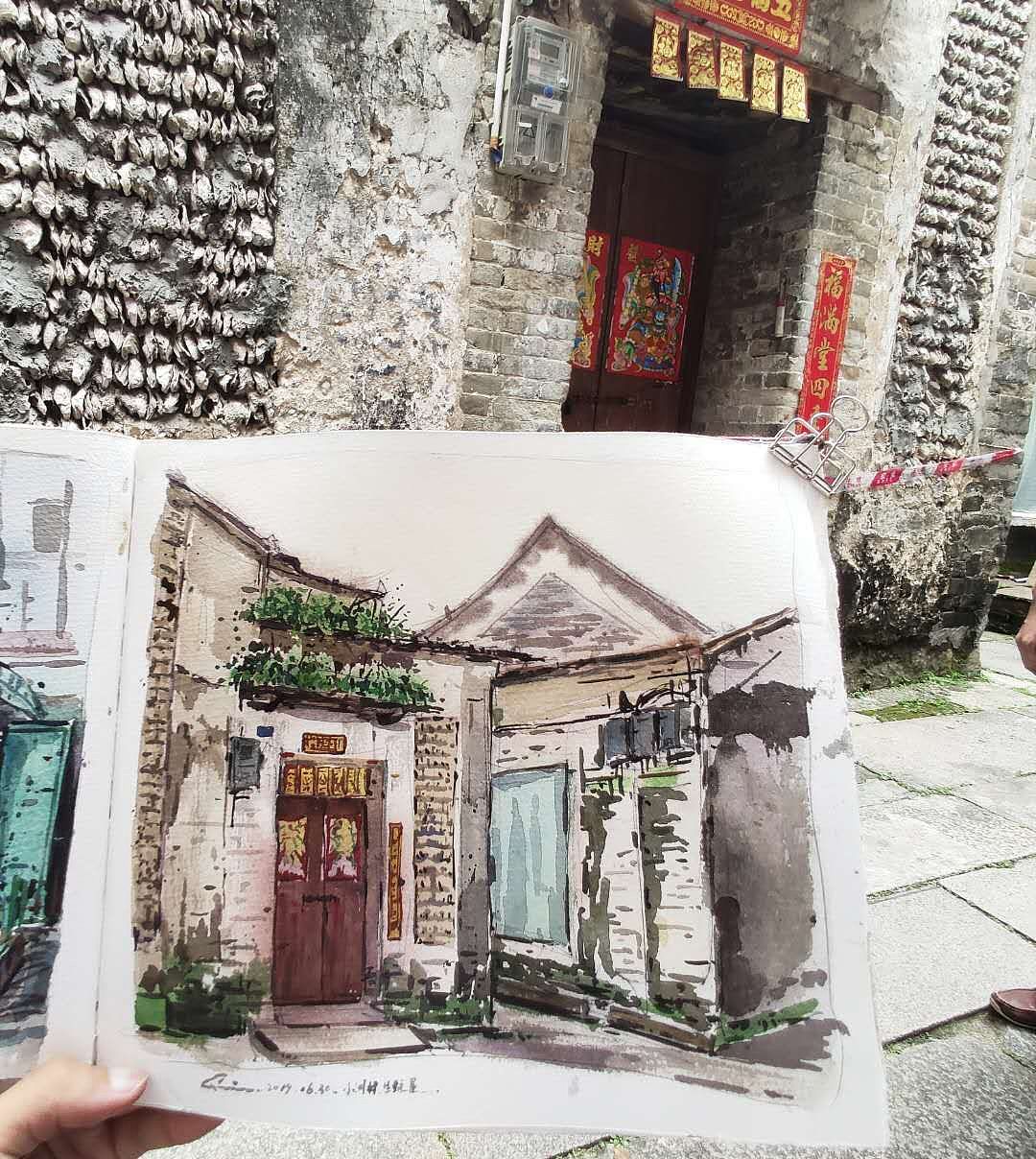 绘本11 那些边走边画的时刻(图ZMTY2Mzc1NjY4) - 绘画 - 站酷设计师画画的陈一丘原创素材 - 站酷ZCOOL