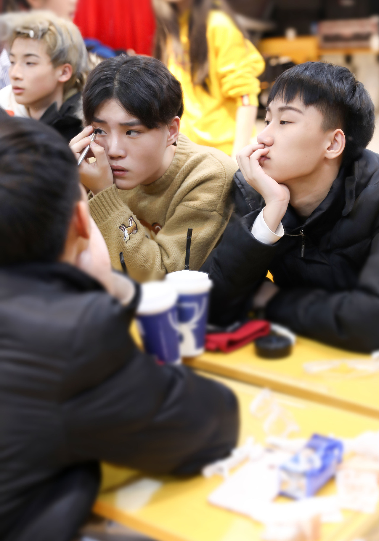 新秀传媒练习生组合心动家族训练花絮照片