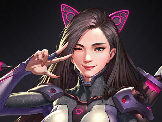 可爱女忍者