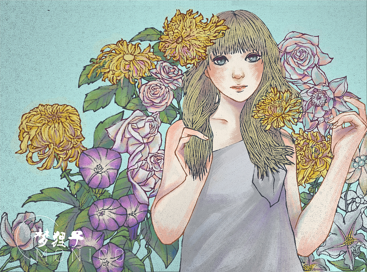 flower2（图ZNjUzNzk3Njg=） - 创作习作 - 站酷设计师梦狸子原创素材 - 站酷ZCOOL