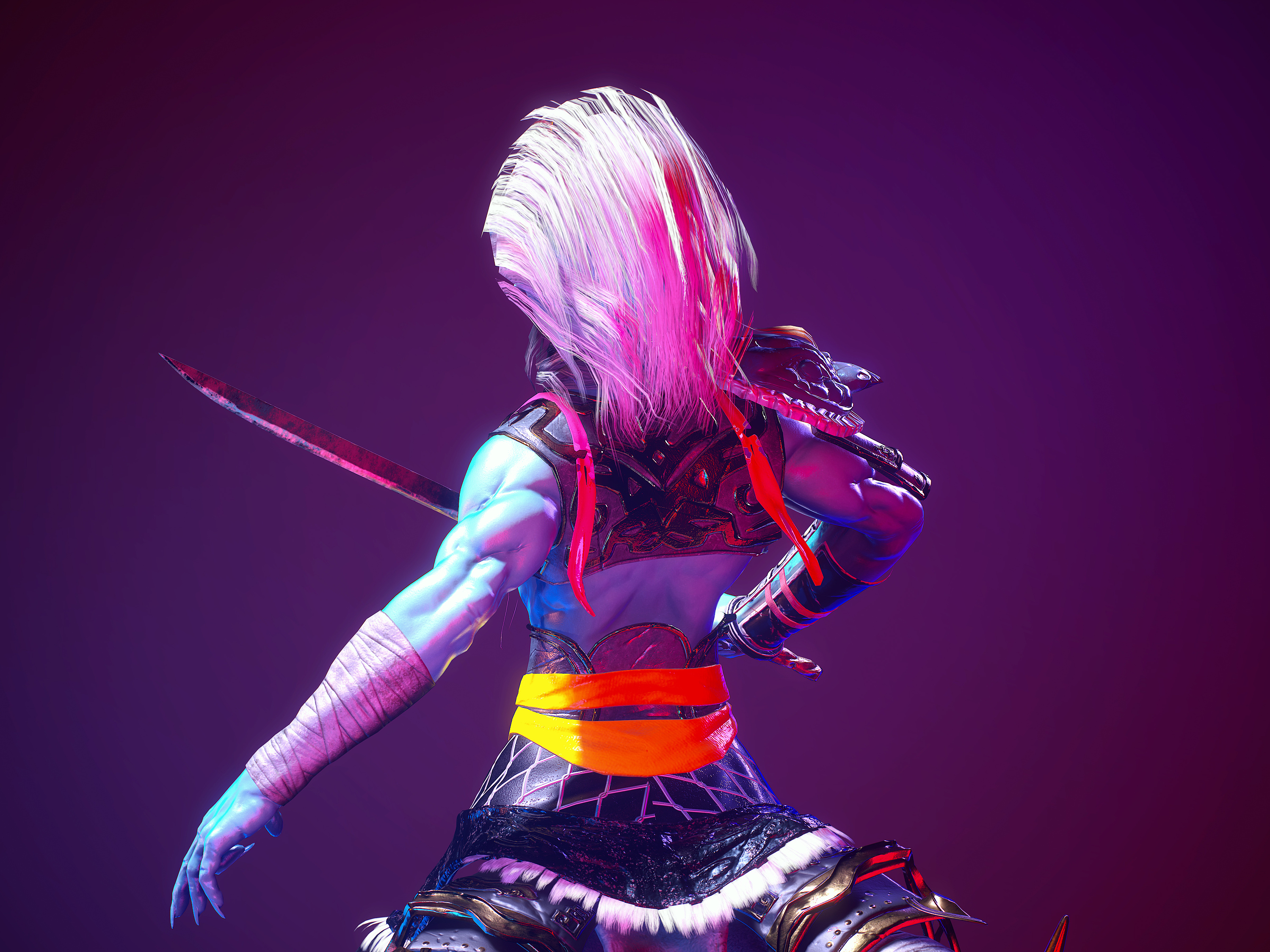 六臂青鬼|三维|人物/生物|sampps - 原创作品 - 站酷 (zcool)