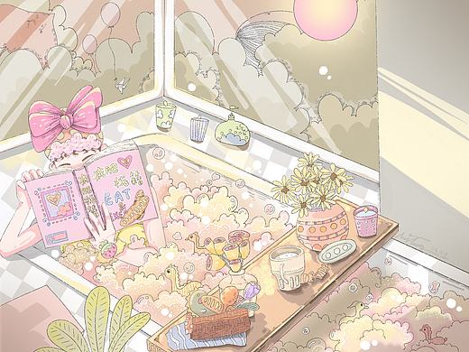 独居生活（个人主页-ZNTYyNzkzMjA=） - 创作习作 - 站酷设计师霉子糖原创素材 - 站酷ZCOOL