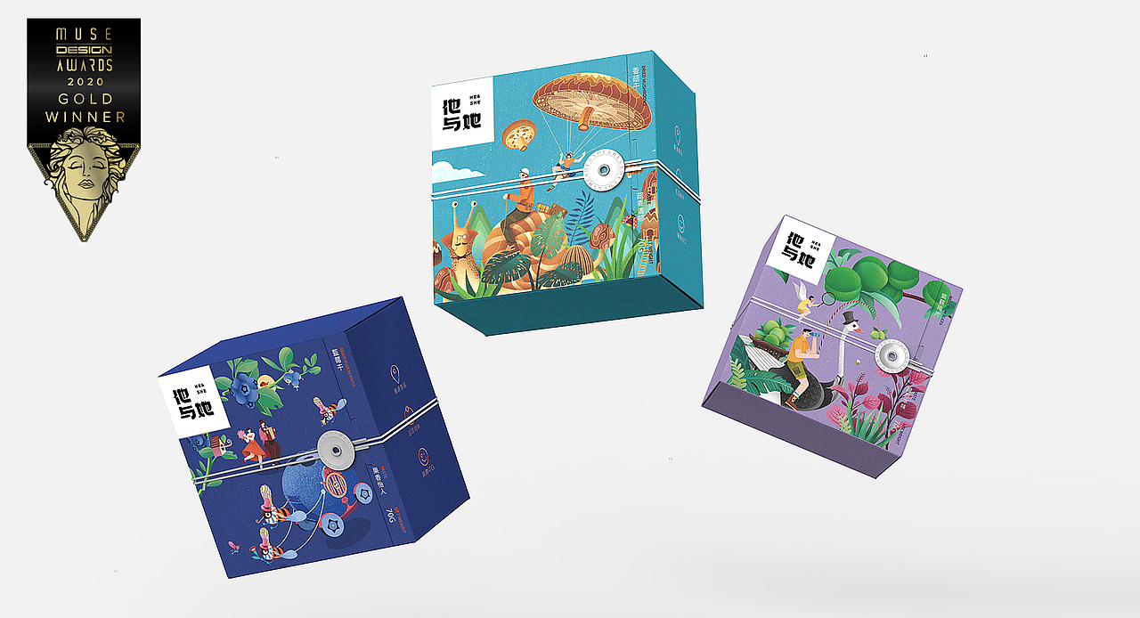 2020MUSE Design Awards金奖X他与她零食X左和右创意