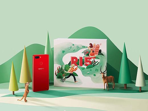 OPPO R15 | 春之邂逅礼盒包装设计