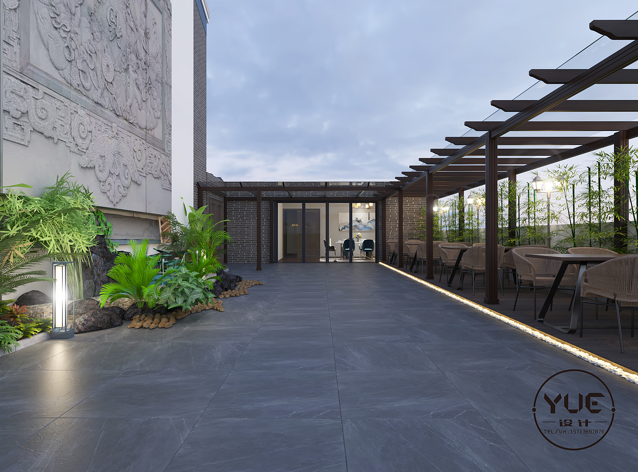 庭院设计方案（图ZMjMxMzY5MjIw） - 家装设计 - 站酷设计师YUE商业展示设计原创素材 - 站酷ZCOOL