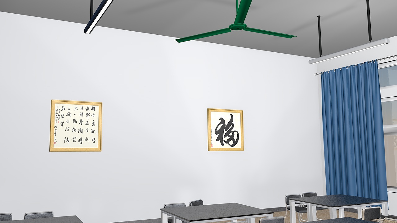 书法教室（图ZMjYxMDcyNzgw） - 场景 - 站酷设计师小鹿工丂原创素材 - 站酷ZCOOL