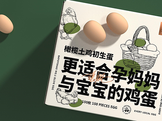 青岗原橄榄土鸡蛋