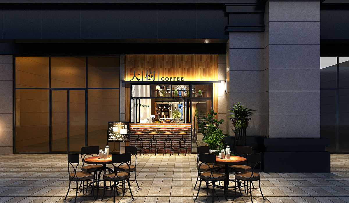 大树咖啡（图ZMjIxMDYyMjgw） - 酒店餐饮设计 - 站酷设计师可汗设计原创素材 - 站酷ZCOOL