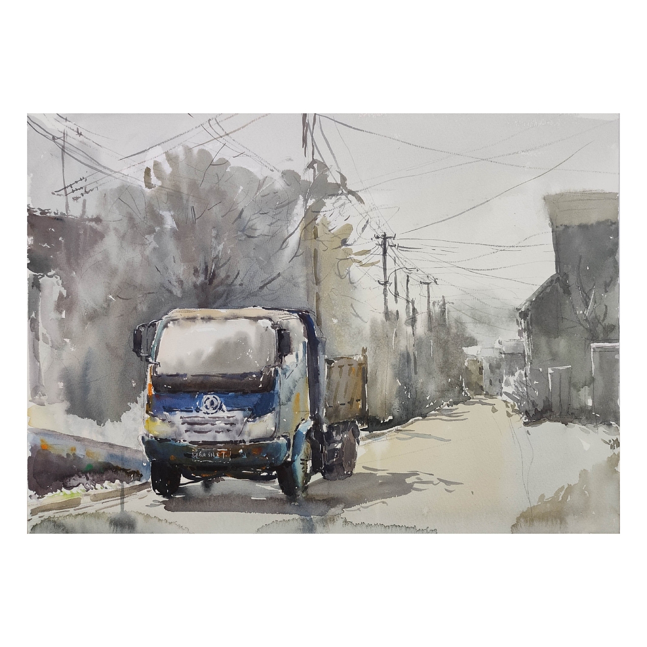 水彩风景（图ZMTk4ODI5NDgw） - 绘画 - 站酷设计师画沙水彩原创素材 - 站酷ZCOOL