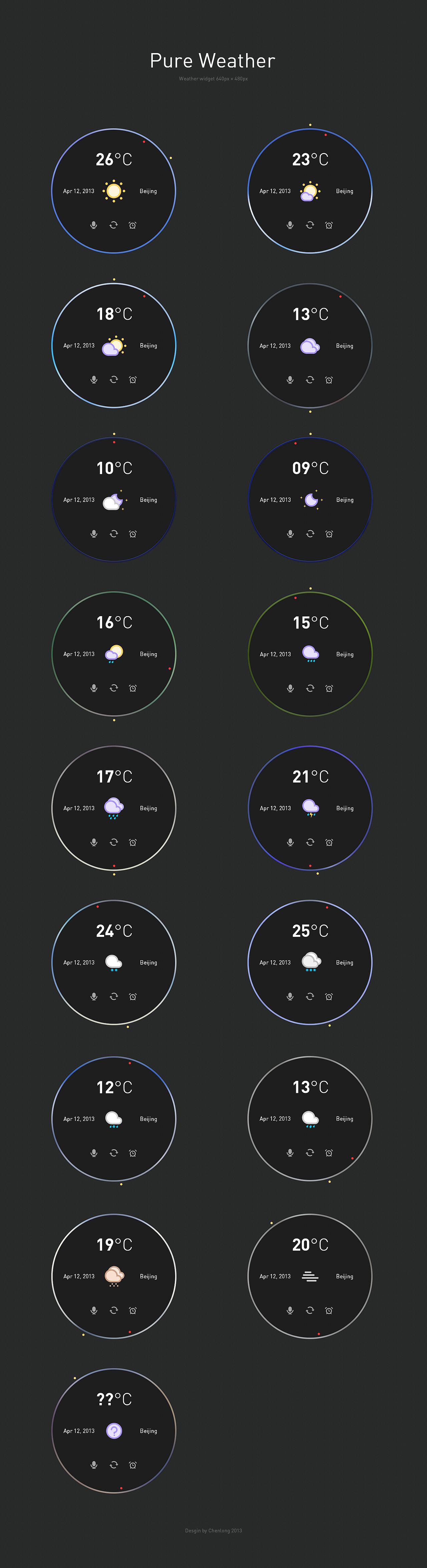 Pure weather（图ZOTYyNTc0MA==） - 主题/皮肤 - 站酷设计师辰龍原创素材 - 站酷ZCOOL