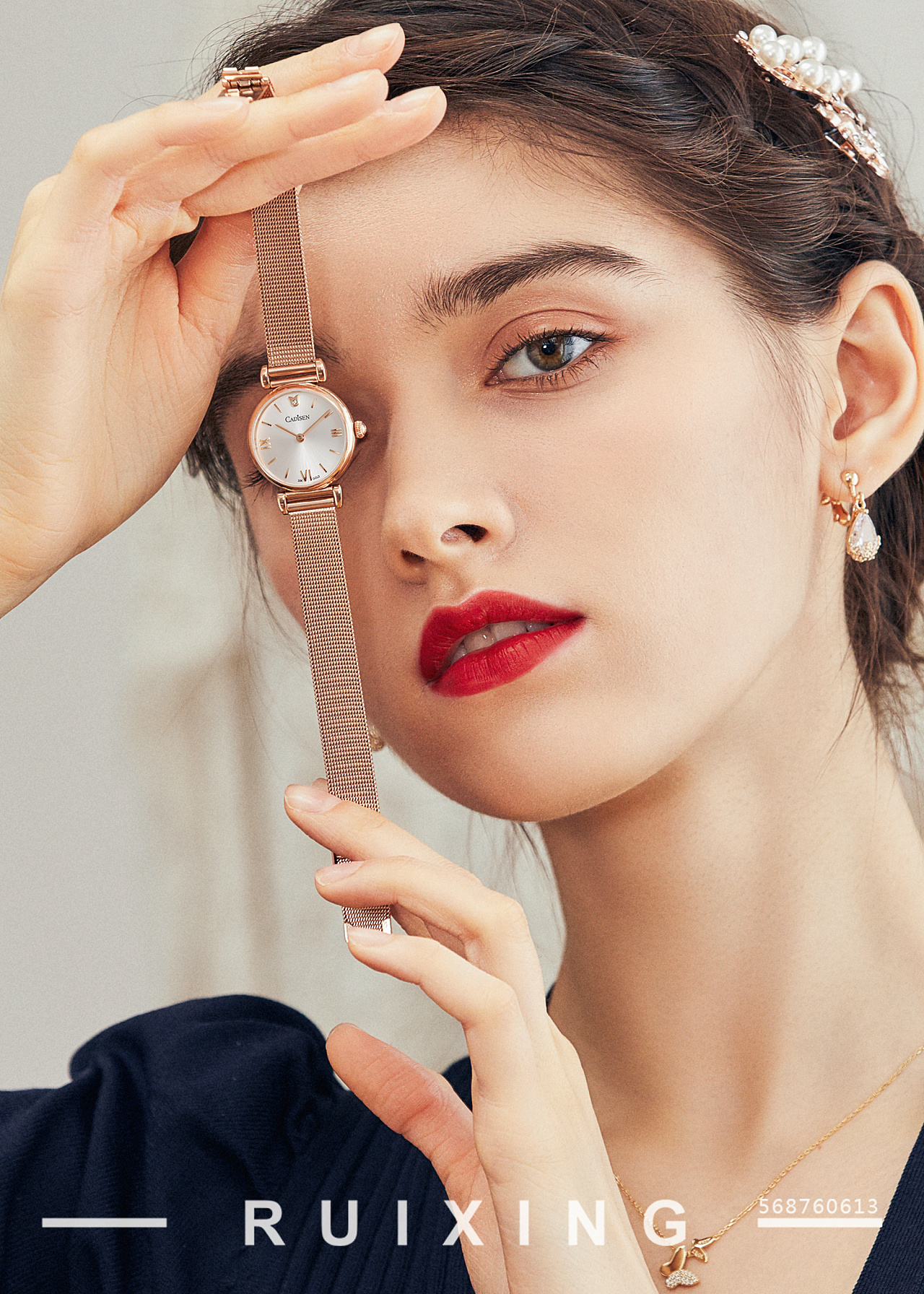 手表模特拍摄 女表拍摄 手表外模形象