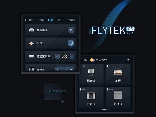 AIOT 智能家居面板 界面设计